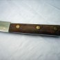 Premier Life Time stainless butcher or cook's knife wooden handle France vintage cutlery hc1820
