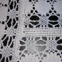 Needle lace table runner dresser scarf spotless vintage hc1831