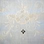 Victorian linen table runner bobbin lace antique 50 inches hc1833