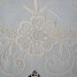 Victorian linen table runner bobbin lace antique 50 inches hc1833