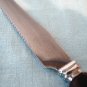 Glo-Hill Canada serrated stainless and Bakelite utility knife mid century vintage cutlery hc1882