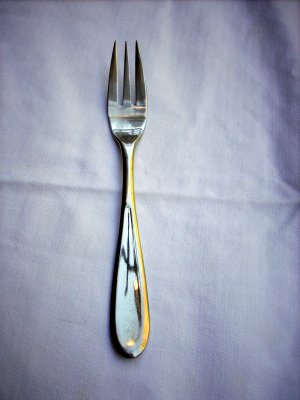 Lagostina flatware stainless fork style number 186510 vintage flatware hc1887