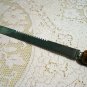 Crown Sheffield stainless serrated knife bakelite pistol handle vintage cutlery hc1966