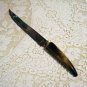 Crown Sheffield stainless carving knife pistol bakelite handle vintage cutlery hc1967