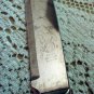 Crown Sheffield stainless carving knife pistol bakelite handle vintage cutlery hc1967