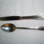 1865 Wm. Rogers Manhattan silverplate knife soupspoon vintage hc2020
