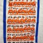RNLI Lifeboats souvenir Christmas Santas towel linen new old stock vintage linens hc2024