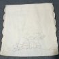 Victorian whitework embroidered linen hosiery or hanky keeper hc2060