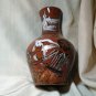 Red terra cotta clay primitive painted vase or wine ewer vintage hc2092