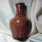 Red terra cotta clay primitive painted vase or wine ewer vintage hc2092