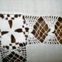 Victorian thread work white linen tablecloth threadwork antique linens hc2113