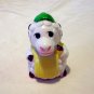 Baseball catcher tiny ram ceramic figurine cap chest protector cold paint vintage collectible hc2160