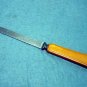 Butterscotch bakelite stainless steel kitchen knife vintage cutlery hc2164