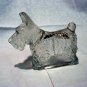 Vintage glass Scottie dog candy holder empty vintage animal collectibles hc2198