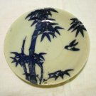 Bamboo with bluebird Nippon small plate or saucer antique porcelain hc2201