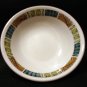 2 Pieces Kathie Winkle Mardi Gras retro ironstone Broadhurst cereal bowl bread plate hc2216