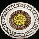 Kathie Winkle Lemon Grove bread butter plate retro Broadhurst ironstone vintage pottery hc2217