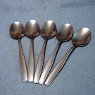 Rogers Cutlery Company stainless teaspoons modern style vintage flatware hc2236