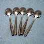Rogers Cutlery Company stainless teaspoons modern style vintage flatware hc2236