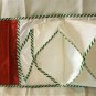 Vintage printed quilted plastic accordian hosiery case perfect condition hc2283