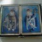 Double deck Little Emperor coated playing cards open plastic case excellent condition hc2293