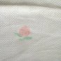 Pair antique linen huck hand towels pastel tinted jacquard pattern threadwork hem  hc2294