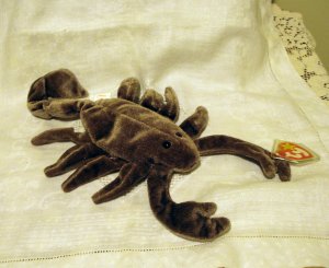 Stinger the Scorpion 1997 Ty Beanie Baby toy retired mint hc2398