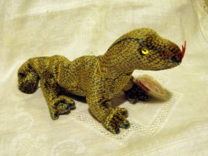 Scaly the lizard 1999 Ty Beanie Baby toy retired mint hc2414