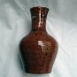 Red terra cotta clay primitive painted vase or wine ewer vintage hc2092