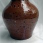 Red terra cotta clay primitive painted vase or wine ewer vintage hc2092