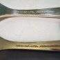 2 Oneida luncheon forks silverplate mid century modern monogrammed hc2463