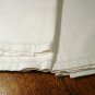 Pair embroidered huck towels threadwork hem near antique hc2467