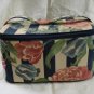 3 Piece travel cases toiletries cosmetics jewelry tulips peonies unused hc2468