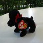 Gigi the black French poodle Ty Beanie Baby toy retired mint hc2515