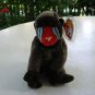 Cheeks the baboon Ty Beanie Baby toy retired mint hc2523