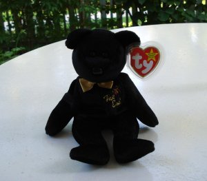 The End bear 1999 Ty Beanie Baby toy retired mint hc2543