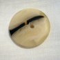 10 Bone look plastic buttons striped vintage for sewing crafts jewelry hc2545