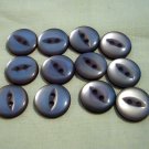 12 Lucite plastic shirt buttons sew through lilac vintage for sewing crafts jewelry hc2556