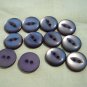 12 Lucite plastic shirt buttons sew through lilac vintage for sewing crafts jewelry hc2556
