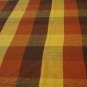 Retro checked tablecloth cotton unused vintage hc2603