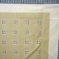 Eames era menswear print tablecloth classic 1950s vintage linens hc1335