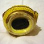 Carnival chalkware puppy in beer keg money bank vintage hc2619