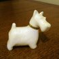 Avon Westie or Scottie dog perfume bottle white used hc2623