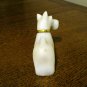Avon Westie or Scottie dog perfume bottle white used hc2623