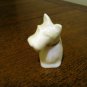 Avon Westie or Scottie dog perfume bottle white used hc2623