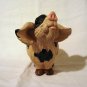 Pete Apsit 1993 plaster pig figurine painted humorous signed vintage hc2630