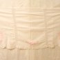 Antique embroidered dresser scarf crocheted lace edge hc2650