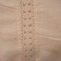 Antique embroidered dresser scarf crocheted lace edge hc2650