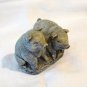 2 Pigs Mt. St. Helens volcanic ash figurine pre-owned hc2681