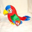Jabber the parrot 1997 Ty Beanie Baby toy retired mint hc2699